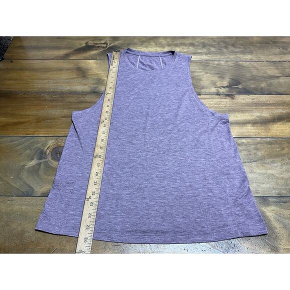 Lululemon Women’s Muscle Tank Top Heathered Purple Size 6/8 - Picture 2 of 7